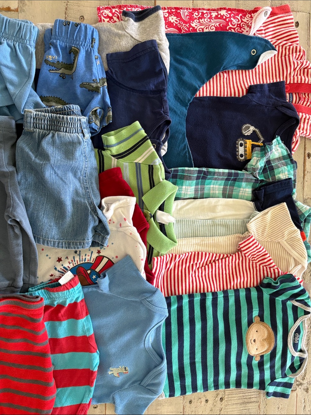 Carter’s 22 Piece 3-6 Month Baby Boy Capsule Wardrobe Bundle